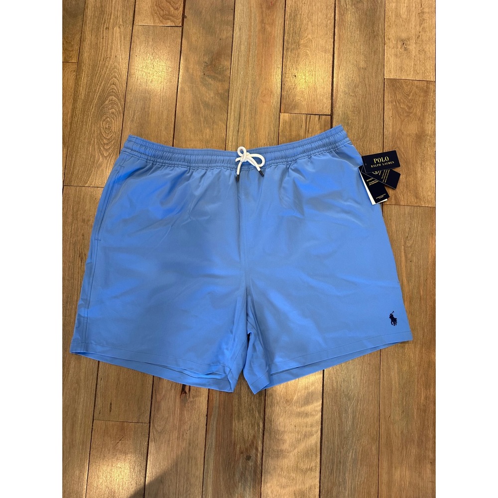 Polo Ralph Lauren Mens Swim Trunks Harbor Island Blue 1XB Big & Tall NWT